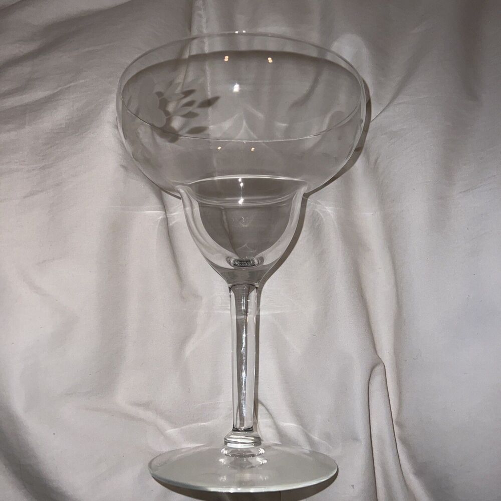 Margarita Princess House Crystal Margarita Glass 6 3/4" Heritage Pattern